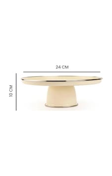 Mien 24 Cm Ayaklı Pasta Standı 1001b Krem Mien 24 Cm Ayaklı Pasta Standı 1001b Krem