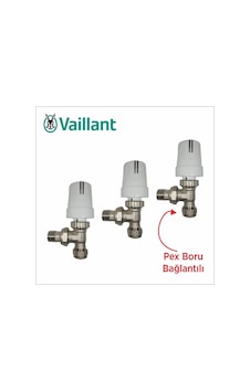 Vaillant Pex Köşe Termostatik Radyatör Vanası( 3'Lü Paket) Vaillant Pex Köşe Termostatik Radyatör Vanası( 3'Lü Paket)
