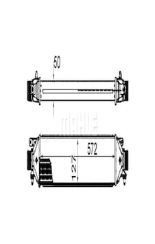 Mahle Cı427000s 8ml376899-131 Turbo Radyatoru Intercooler Fiat: Doblo 1.3 51783791 Wf263979 Mahle Cı427000s 8ml376899-131 Turbo Radyatoru Intercooler Fiat: Doblo 1.3 51783791 Wf263979