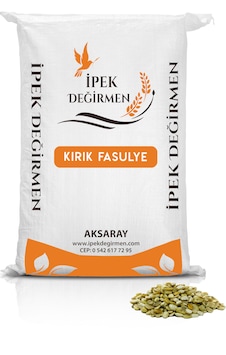 İpek Değirmen Kırık Fasulye 1 kg Yerli Yeni Mahsul Çorbalık Ve Ezmelik Doğal Katkısız Kuru Bakliyat
