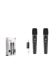Profesyonel Kablosuz Uhf 2 Li Mi Krofon Seti - 6.35mm - Si Yah Hdx2791 Profesyonel Kablosuz Uhf 2 Li Mi Krofon Seti - 6.35mm - Si Yah Hdx2791