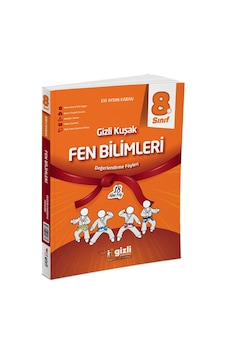 Gizli Yayınları 8. Sınıf Fen Bilimleri Gizli Kuşak Değerlendirme Föyleri 2025 Yeni Ürün Gizli Yayınları 8. Sınıf Fen Bilimleri Gizli Kuşak Değerlendirme Föyleri 2025 Yeni Ürün