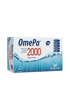 Omepa Balık Yağı 2000 30 Yumuşak Kapsül Omepa Balık Yağı 2000 30 Yumuşak Kapsül
