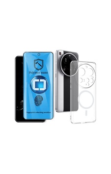 Vendas Xiaomi 15 Ultra Kamera Korumalı M-safe Şarj Özellikli Şeffaf Zore London Sert Pc Kapak + Polymer Nano Ekran Koruyucu Şeffaf