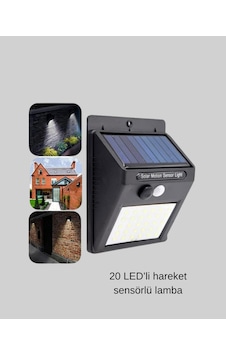 Güneş - 960 - Enerjili 20 Led Hareket Sensörlü Lamba Ip65 Su Geçirmez Dış - Myceshop - Me Aydınlatma Güneş - 960 - Enerjili 20 Led Hareket Sensörlü Lamba Ip65 Su Geçirmez Dış - Myceshop - Me Aydınlatma