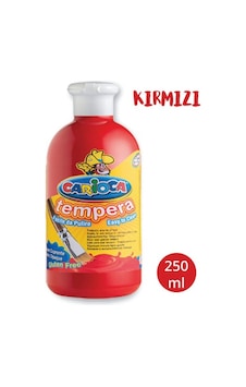 Carioca Ko024/04 Guaj Boya (Süper Yıkanabilir) 250 Ml Kırmızı Çok Renkli