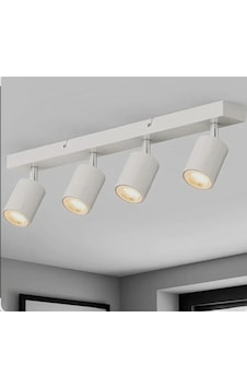 Gu10 Beyaz Metal Gövde 4 Lü Hareketli Başlıklı Led Spot Avize Gün Siyah Gu10 Beyaz Metal Gövde 4 Lü Hareketli Başlıklı Led Spot Avize Gün Siyah
