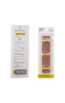 Mikakristal 3'li Yapışkanlı Askı Sarı Mikakristal 3'li Yapışkanlı Askı Sarı