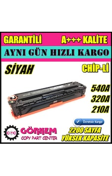Hp Cb540A Uyumlu Toner Siyah Hp Cb540A Uyumlu Toner Siyah