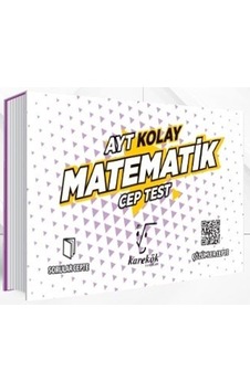 Karekök Yayınları Ayt Matematik Kolay Cep Test