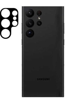 Samsung Uyumlu Galaxy S23 Ultra Zore 3d Kamera Camı Siyah