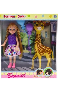 Baonier Zürafalı Mini Kız Bebek Baonier Zürafalı Mini Kız Bebek