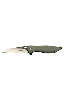 Lotus 1265 Gri Kamp / Outdoor Çakı 18cm - Yarı Otomatik, Kemerlikli, Kutulu Sarı
