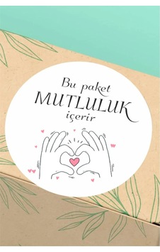 Paketleme Teşekkürler Etiketi Mutluluk İçerir Kargo Ambalaj Etik Paketleme Teşekkürler Etiketi Mutluluk İçerir Kargo Ambalaj Etik