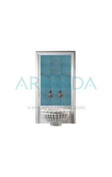 Armada Çini 60X100 CM Sp 89 Turkuaz Metalik Serigraf Türk Hamamı Armada Çini 60X100 CM Sp 89 Turkuaz Metalik Serigraf Türk Hamamı