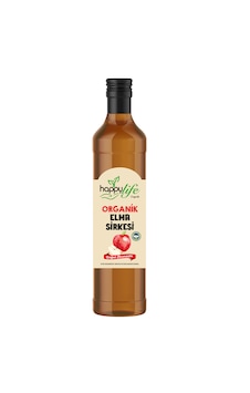 Happy Life Organik Elma Sirkesi 500 Ml Happy Life Organik Elma Sirkesi 500 Ml