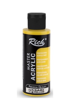 Rich Akrilik Boya 120Cc Sarı 112 Rich Akrilik Boya 120Cc Sarı 112