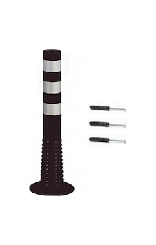 Siyah Renk Otopark Düzenleyici 75 Cm Eco Delinatör Siyah Renk Otopark Düzenleyici 75 Cm Eco Delinatör
