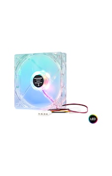 Büro Ev Ofis Bilgisayarı İçin 120mm Şeffaf Led Kasa Fanı Büro Ev Ofis Bilgisayarı İçin 120mm Şeffaf Led Kasa Fanı
