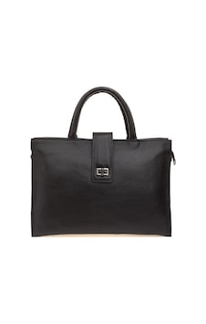 Bilik Deri  Siyah Rölax Deri Unisex Laptop & Evrak Çantası BLM093 Siyah Rölax