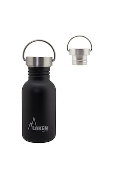 Laken 0,5L Basic Paslanmaz Çelik Matara Siyah Laken 0,5L Basic Paslanmaz Çelik Matara Siyah