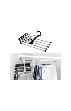 Hareketli Dolap İçi Pantolon Kravat Şal Askı Sistemi Düzenleyici Katmanlı Askılık Organizer Siyah Hareketli Dolap İçi Pantolon Kravat Şal Askı Sistemi Düzenleyici Katmanlı Askılık Organizer Siyah
