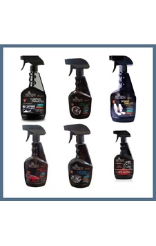 Buradabulabilirsin 6'lı Araç Bakım Seti Torpido Jant Döşeme Motor Lastik Parlatıcı Hızlı Cila Spreyi 500 Ml Bbz Buradabulabilirsin 6'lı Araç Bakım Seti Torpido Jant Döşeme Motor Lastik Parlatıcı Hızlı Cila Spreyi 500 Ml Bbz
