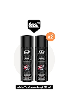 Selsil Motor Temizleme Spreyi 2 x 200 ML Selsil Motor Temizleme Spreyi 2 x 200 ML