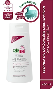 Sebamed Saç Dökülmesine Karşı Şampuan 400ml - Tarak Hediyeli Dökülen