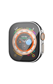 Uryport Apple Uyumlu Watch Ultra 49mm Legend Camlı Kasa Ekran Koruyucu - Siyah-gümüş Uryport Apple Uyumlu Watch Ultra 49mm Legend Camlı Kasa Ekran Koruyucu - Siyah-gümüş