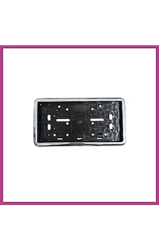 Gees Global Çerçeveli Dikdörtgen Plakalık Plaka Altlığı Krom Nikelajlı 32x17cm 1 Adet Gbzs Gees Global Çerçeveli Dikdörtgen Plakalık Plaka Altlığı Krom Nikelajlı 32x17cm 1 Adet Gbzs