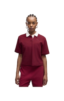 Puma Class Polo Kadın Kırmızı Günlük Stil Polo Yaka T-shirt 69401423 Puma Class Polo Kadın Kırmızı Günlük Stil Polo Yaka T-shirt 69401423