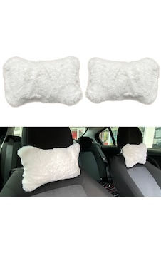 Yumuşak Peluşlu Ortopedik Araba Seyahat Boyun Yastığı 2& 39li Beyaz Çok Renkli Yumuşak Peluşlu Ortopedik Araba Seyahat Boyun Yastığı 2& 39li Beyaz Çok Renkli