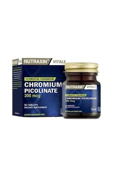 Chromium Picolinate Kapsül Krom İçeren Takviye Edici Gıda 200 Mg 90 Kapsül Chromium Picolinate Kapsül Krom İçeren Takviye Edici Gıda 200 Mg 90 Kapsül