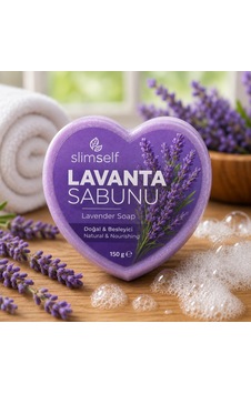Slimself Lavanta Süngerli Doğal Sabun Slimself Lavanta Süngerli Doğal Sabun