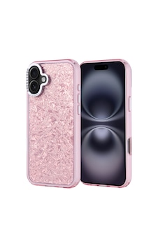 Apple Uyumlu iPhone 16 Plus Kılıf Taşlı Tasarımlı Zore Kapi Kapak Pembe Apple Uyumlu iPhone 16 Plus Kılıf Taşlı Tasarımlı Zore Kapi Kapak Pembe