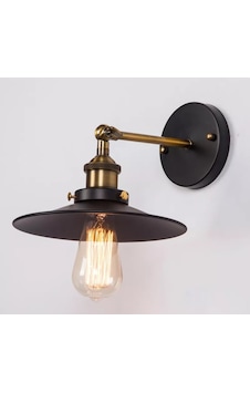 Mylights Vintage Harekli Yatak Başı Okuma Lambası Duvar Aplik Beyaz