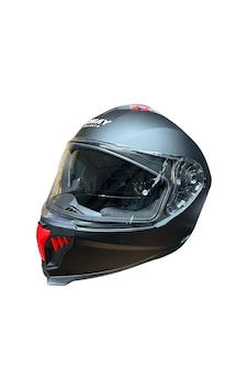 Sway Sw 865 Double Vizör Matt Black Full Face Kask Sway Sw 865 Double Vizör Matt Black Full Face Kask