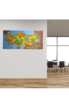 Biishe Renkli Türkiye Haritası Manyetik Yapıştırıcı Gerektirmeyen Duvar Stickerı 118 Cm 56 Cm Biishe Renkli Türkiye Haritası Manyetik Yapıştırıcı Gerektirmeyen Duvar Stickerı 118 Cm 56 Cm