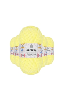 Kartopu 5 Adet Yumurcak Kadife El Örgü Ipi Sarı K333 769535160206 Kartopu 5 Adet Yumurcak Kadife El Örgü Ipi Sarı K333 769535160206