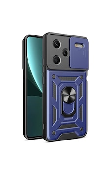Xiaomi Redmi Note 13 Pro Plus 5g Kılıf Kamera Korumalı Zırh Tank Sürgülü Vega Kapak Mavi Xiaomi Redmi Note 13 Pro Plus 5g Kılıf Kamera Korumalı Zırh Tank Sürgülü Vega Kapak Mavi