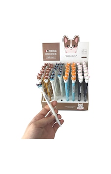 Minik Maskot Başlıklı 0.7 Uçlu Kalemler Beyaz Minik Maskot Başlıklı 0.7 Uçlu Kalemler Beyaz