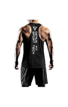 Genius Store Erkek Dry Fit Y-back Gym Fitness Sporcu Atleti Genıus-fıt Siyah Genius Store Erkek Dry Fit Y-back Gym Fitness Sporcu Atleti Genıus-fıt Siyah
