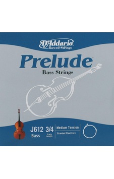 Daddarıo J612 Kontrabas Tek Tel, Prelude, D- Re , Scale 3/4, Med Daddarıo J612 Kontrabas Tek Tel, Prelude, D- Re , Scale 3/4, Med