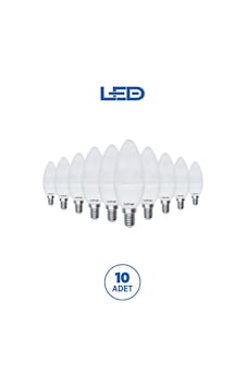 Rtl02101-10 Rother Led Mum Avize Ampul 6w E14 470 Lümen 6500k Beyaz Işık Enerji Tasarruflu Ampul 10 Rtl02101-10 Rother Led Mum Avize Ampul 6w E14 470 Lümen 6500k Beyaz Işık Enerji Tasarruflu Ampul 10