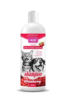 Hobi Çilek Özlü Kedi Ve Köpek Şampuan 400 Ml Hobi Çilek Özlü Kedi Ve Köpek Şampuan 400 Ml