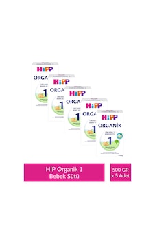 Hipp 1 Organik Bebek Sütü 500 G x 5 Adet Hipp 1 Organik Bebek Sütü 500 G x 5 Adet