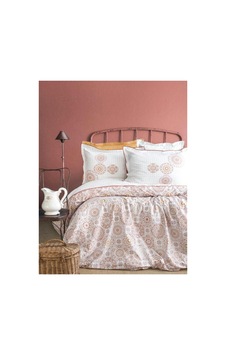 Apricitas Home Tek Kişilik Celeste Mercan Nevresim Takımı Lastiksiz Çok Renkli - 907369070 Çok Renkli - 907369070 Çok Renkli