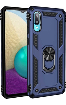 Galaxy A02 Kılıf Zore Vega Kapak Mavi Galaxy A02 Kılıf Zore Vega Kapak Mavi