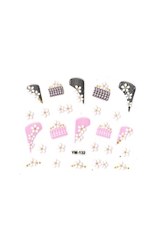 Limmy Tırnak Süsleme Sticker Nail Art Ym-132 - 6x5 Cm - Desenli Çiçek Limmy Tırnak Süsleme Sticker Nail Art Ym-132 - 6x5 Cm - Desenli Çiçek